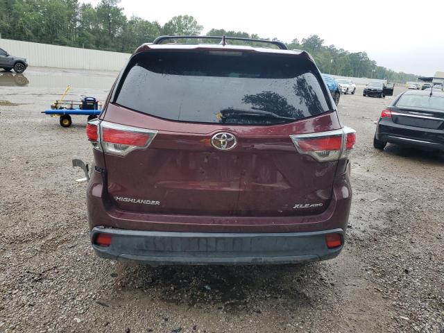 2015 Toyota Highlander Xle VIN: 5TDJKRFH7FS161855 Lot: 55003794