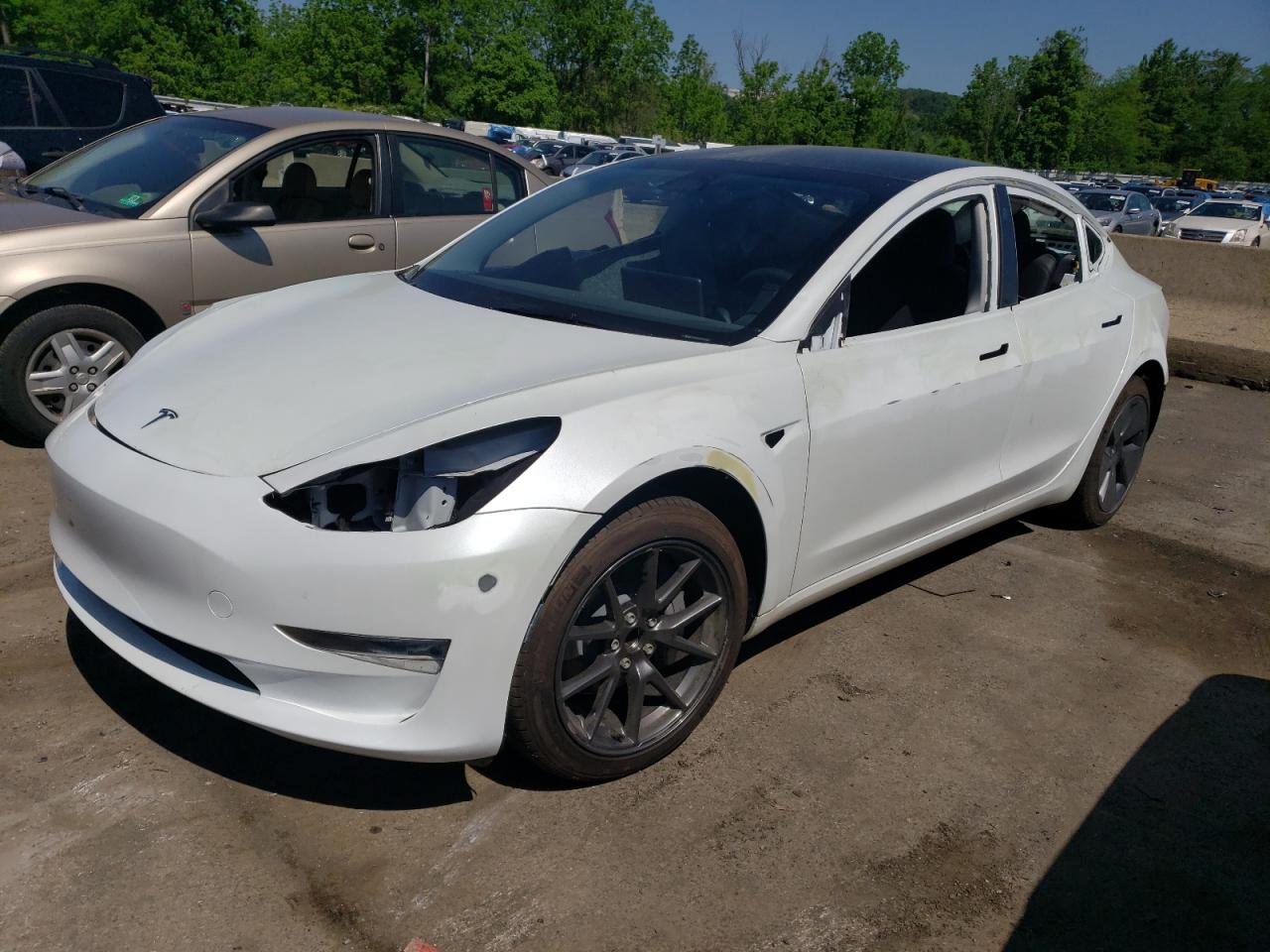 Lot #2978730962 2023 TESLA MODEL 3