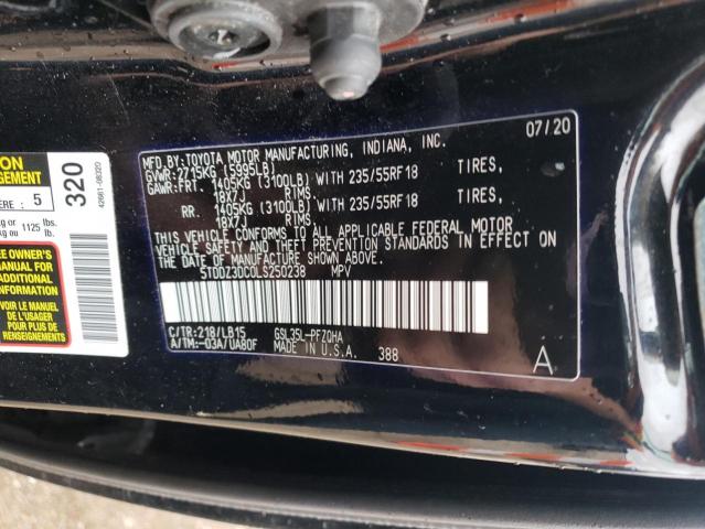 5TDDZ3DC0LS250238 Toyota All Models SIENNA XLE 13