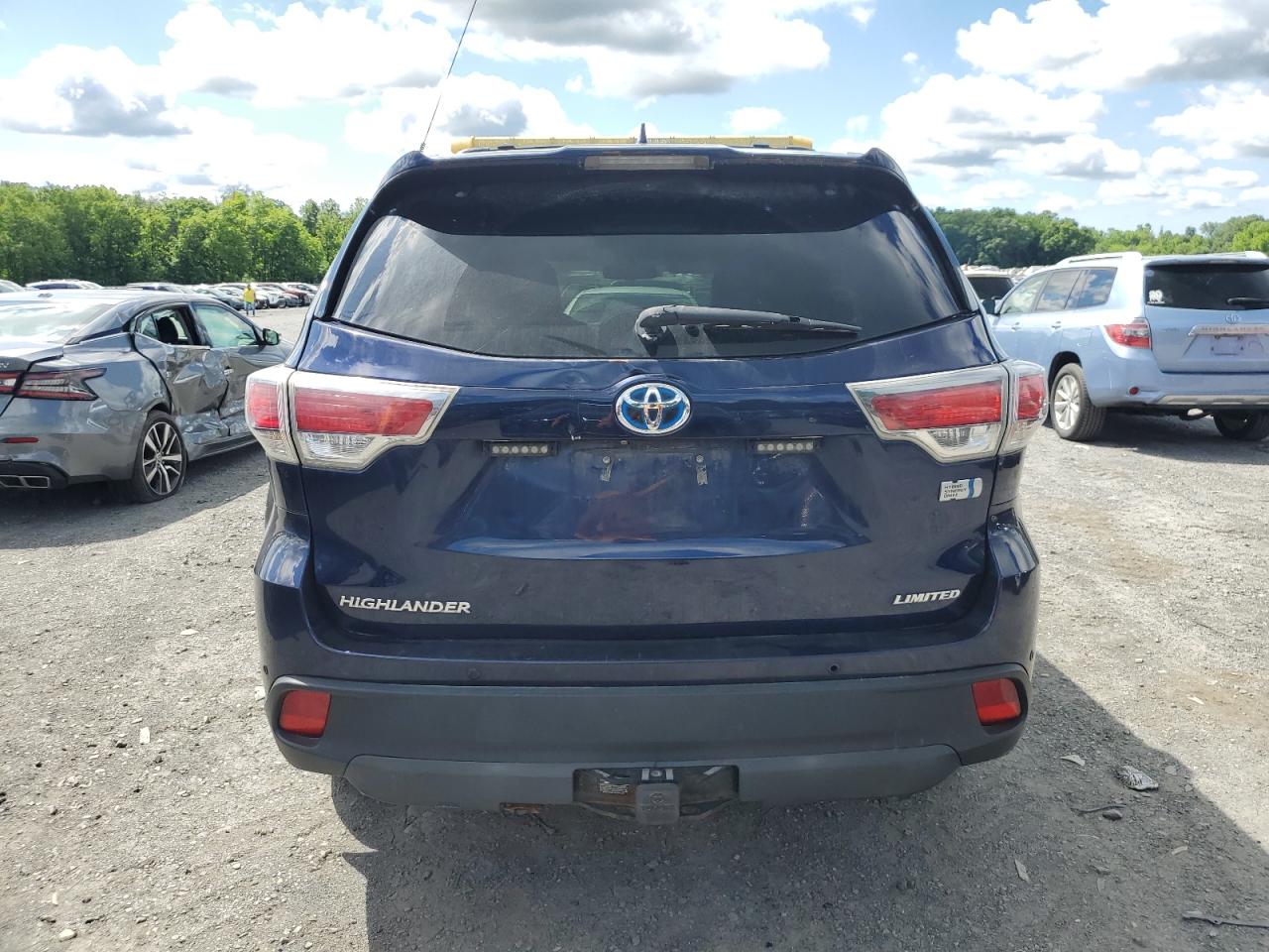 5TDDCRFH2FS012134 2015 Toyota Highlander Hybrid Limited