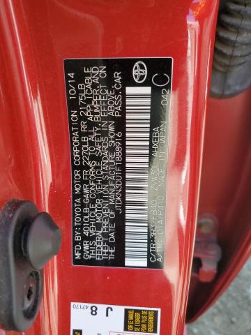 2015 TOYOTA PRIUS - JTDKN3DU1F1888916