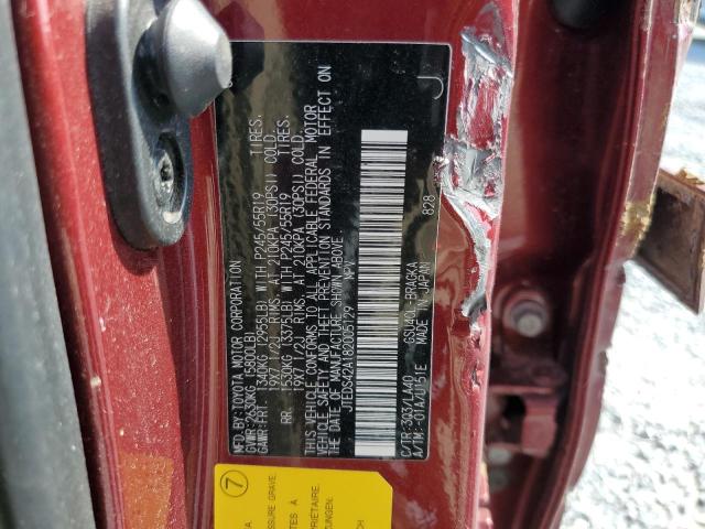 2008 Toyota Highlander Limited VIN: JTEDS42A182005129 Lot: 56232874