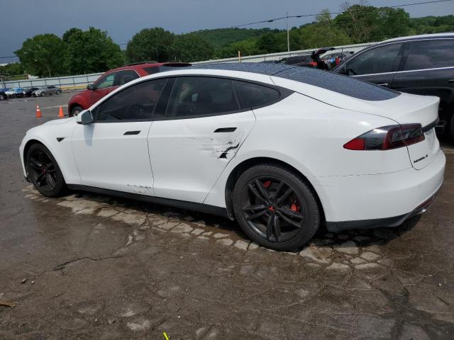  TESLA MODEL S 2014 Білий