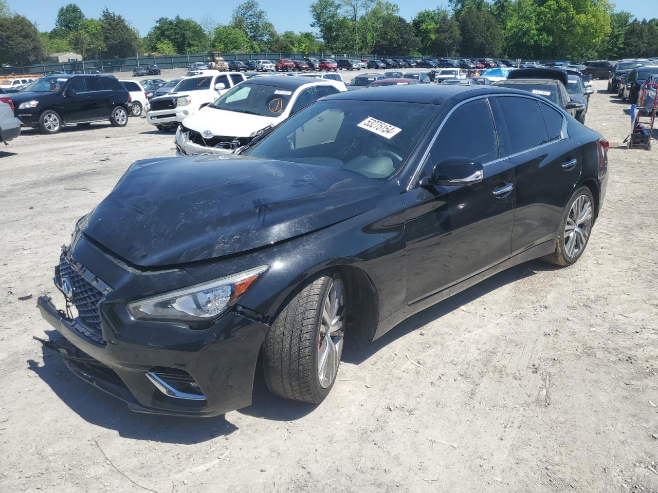 JN1FV7AR7KM800522 2019 Infiniti Q50 Red Sport 400