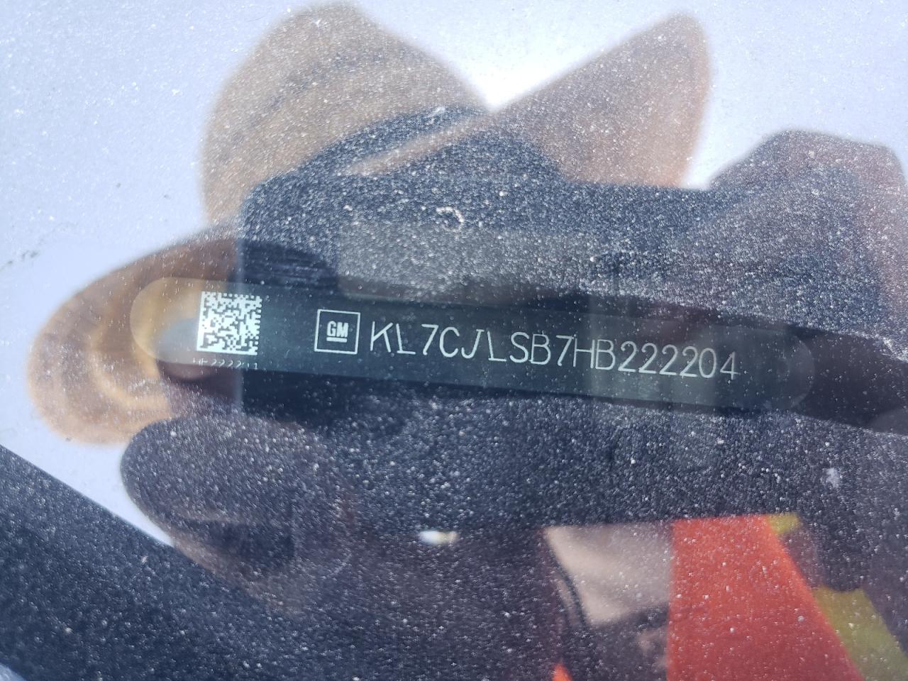 KL7CJLSB7HB222204 2017 Chevrolet Trax 1Lt