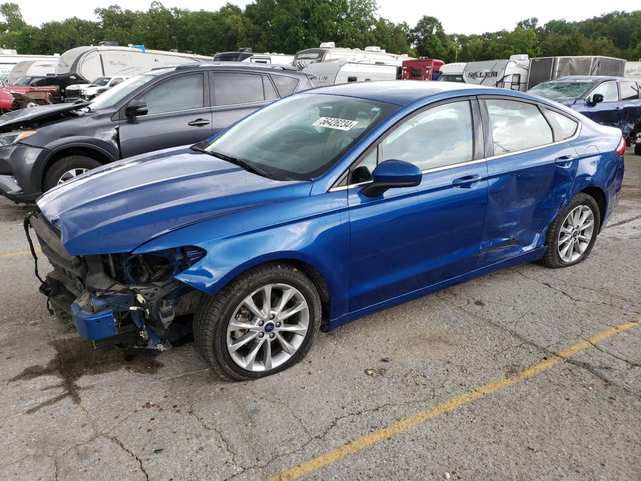 2017 Ford Fusion Se vin: 3FA6P0H74HR247160