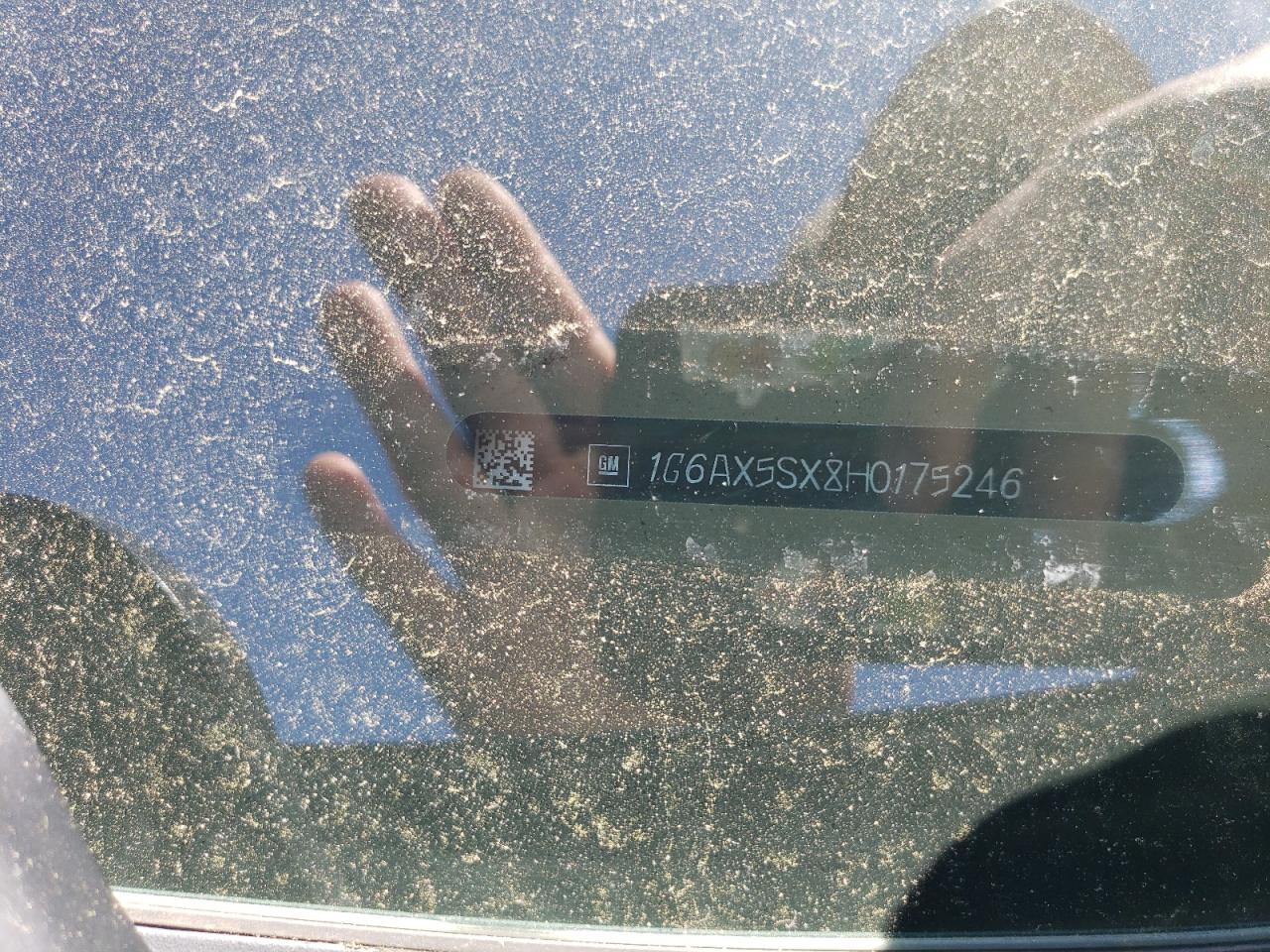 1G6AX5SX8H0175246 2017 Cadillac Cts Luxury