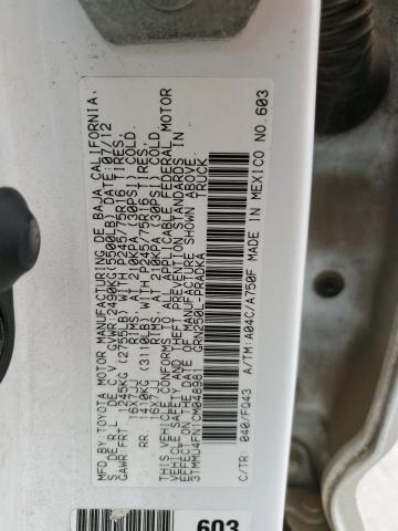 2012 Toyota Tacoma Double Cab Long Bed VIN: 3TMMU4FN1CM048981 Lot: 56916874