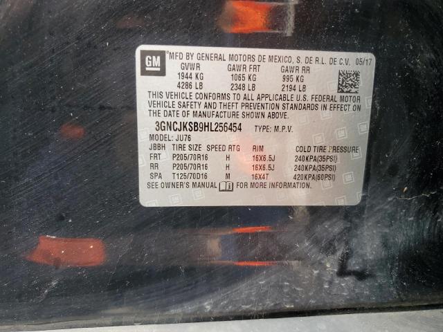 2017 Chevrolet Trax Ls VIN: 3GNCJKSB9HL256454 Lot: 53916644