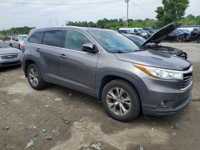 2015 Toyota Highlander Xle VIN: 5TDJKRFH4FS190648 Lot: 55191154