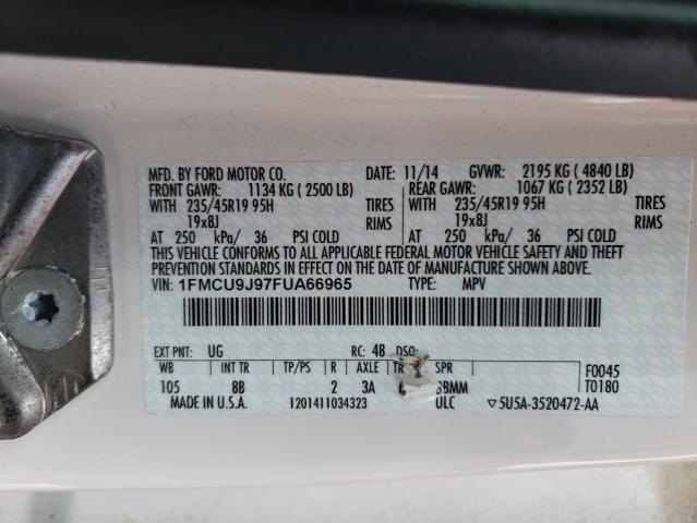 2015 FORD ESCAPE TIT - 1FMCU9J97FUA66965