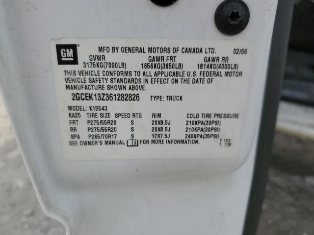 2006 Chevrolet Silverado K1500 VIN: 2GCEK13V261314341 Lot: 51399234