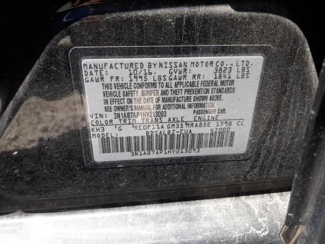 2017 NISSAN SENTRA S - 3N1AB7AP1HY213093