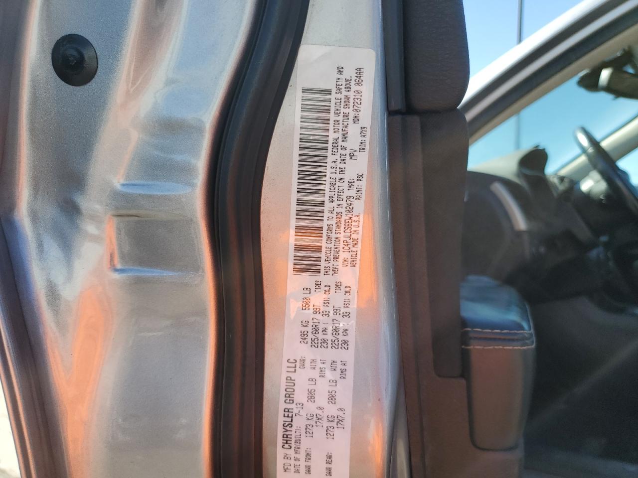 1C4PJLCS6EW102479 2014 Jeep Cherokee Latitude