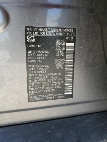 2019 NISSAN ROGUE S - KNMAT2MT6KP555220