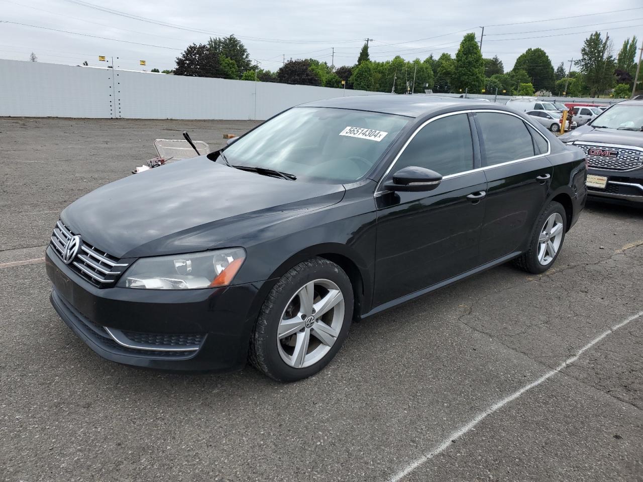 1VWBN7A34CC009716 2012 Volkswagen Passat Se