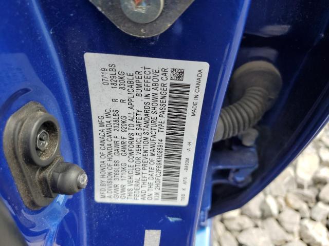 2019 HONDA CIVIC LX - 2HGFC2F69KH585914