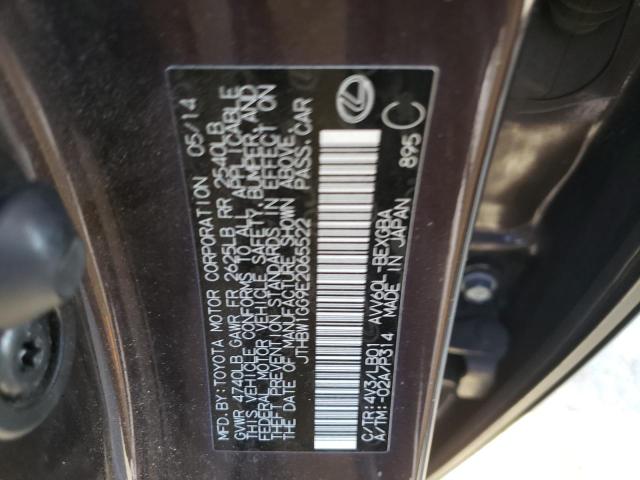 2014 Lexus Es 300H VIN: JTHBW1GG9E2065522 Lot: 56648124