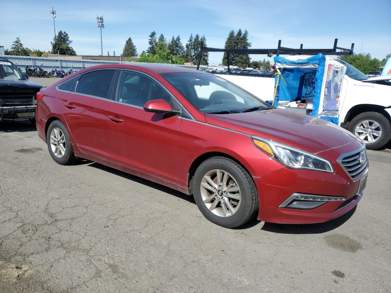 Lot #2886463919 2015 HYUNDAI SONATA SE