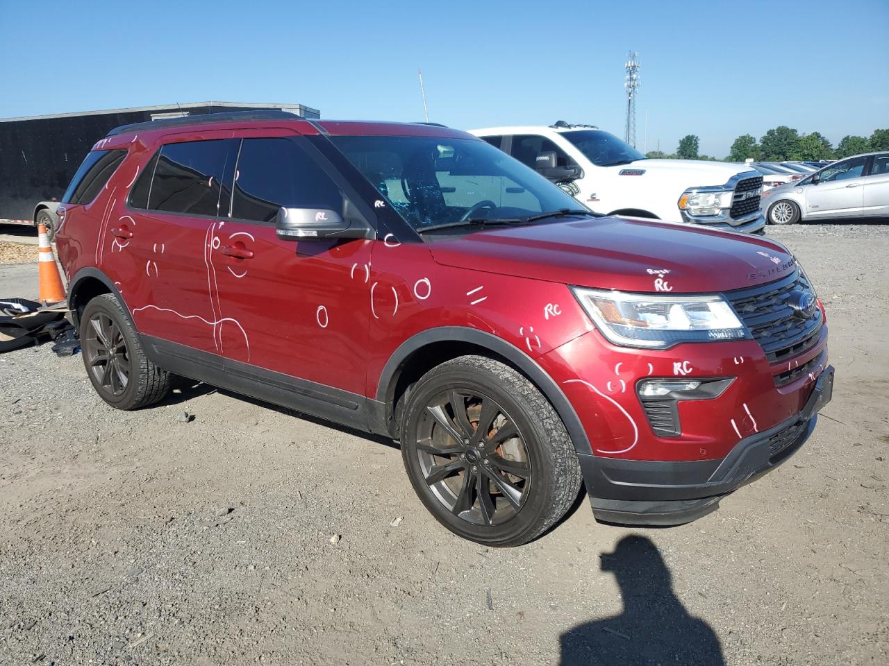 1FM5K8D81JGB85551 2018 Ford Explorer Xlt