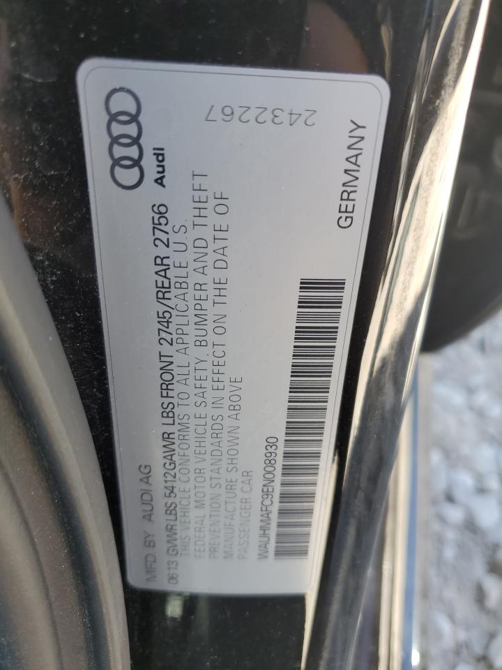 WAUHMAFC9EN008930 2014 Audi A6 Prestige