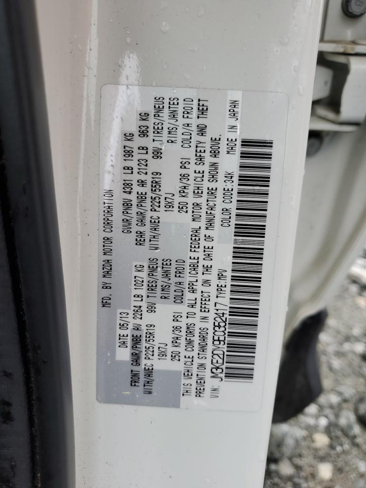 JM3KE2DY9E0352417 2014 Mazda Cx-5 Gt