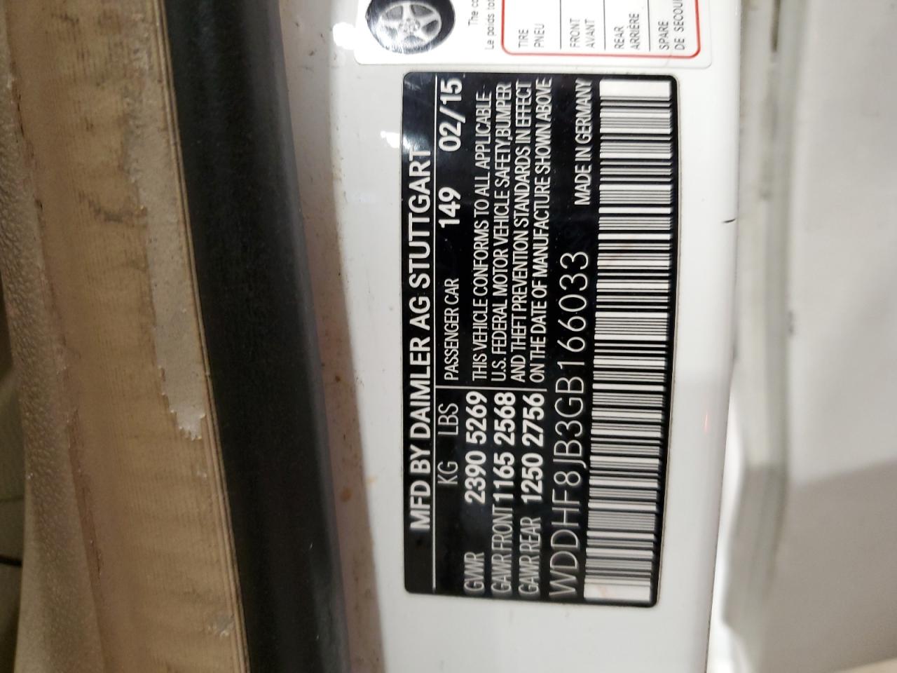 WDDHF8JB3GB166033 2016 Mercedes-Benz E 350 4Matic