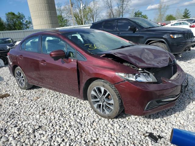 Vin: 19xfb2f89fe240189, lot: 53111234, honda civic ex 20154