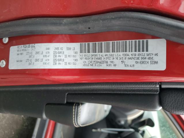 2017 Jeep Cherokee Limited VIN: 1C4PJMDS0HW639700 Lot: 56792584