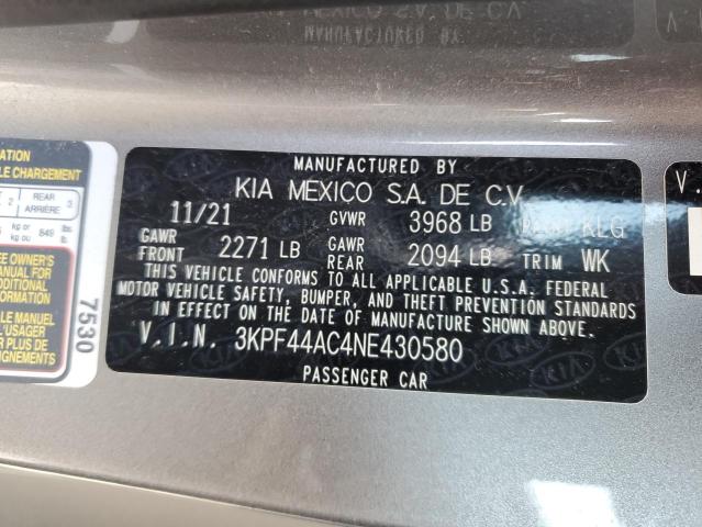 3KPF44AC4NE430580 Kia Forte GT 12