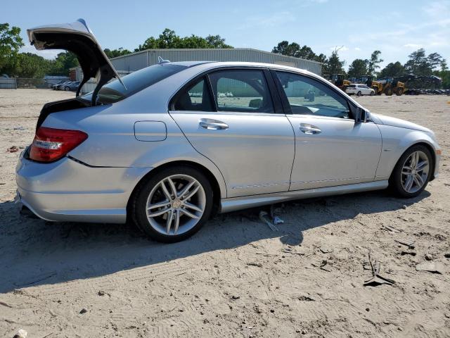 2012 Mercedes-Benz C 250 VIN: WDDGF4HB2CR232891 Lot: 54798484