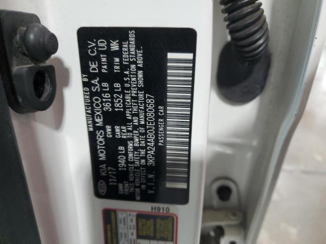 2018 Kia Rio Lx VIN: 3KPA24AB0JE080687 Lot: 54808924