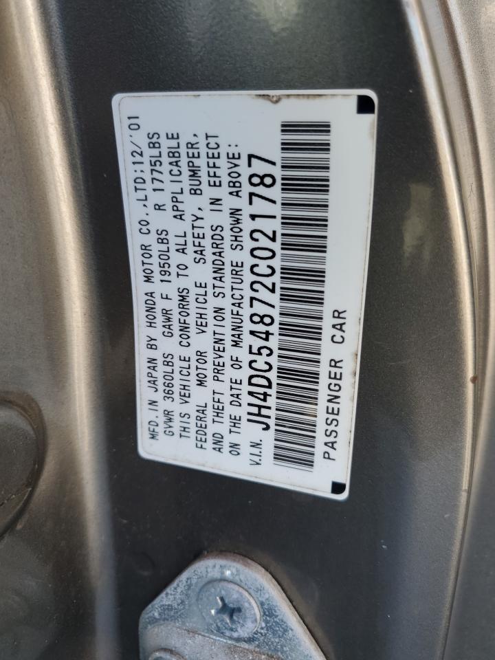 JH4DC54872C021787 2002 Acura Rsx