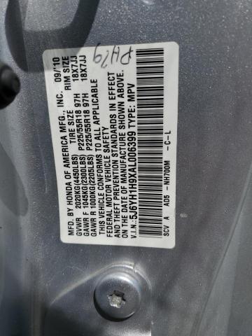 2010 Honda Element Sc VIN: 5J6YH1H9XAL006399 Lot: 55359384