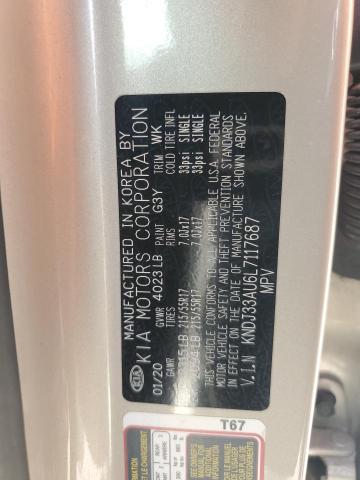 2020 Kia Soul Ex VIN: KNDJ33AU6L7117687 Lot: 57120484