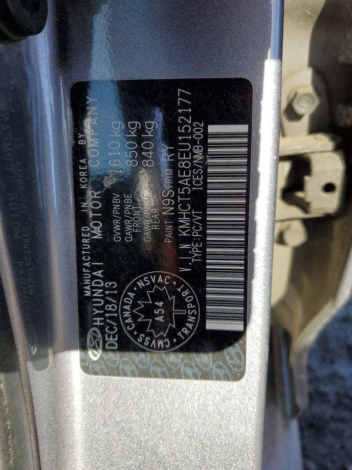 KMHCT5AE8EU152177 2014 Hyundai Accent Gls