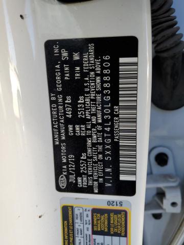 2020 Kia Optima Lx VIN: 5XXGT4L30LG388806 Lot: 55962424