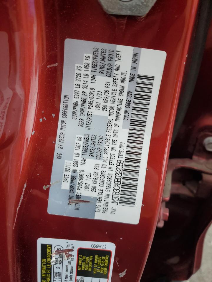 JM3TB3CA9B0322059 2011 Mazda Cx-9