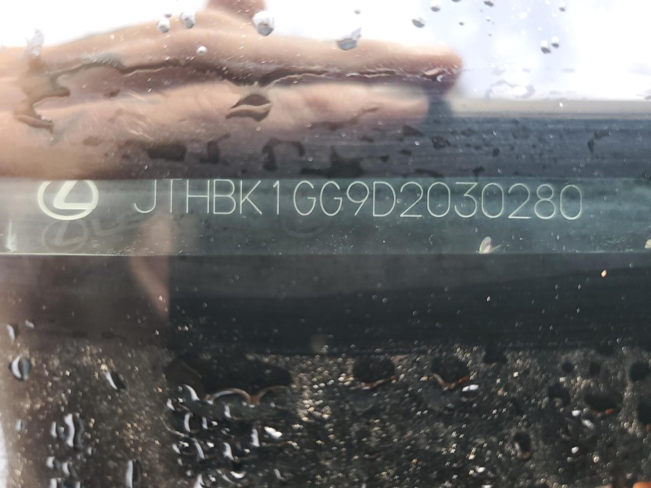 JTHBK1GG9D2030280 2013 Lexus Es 350