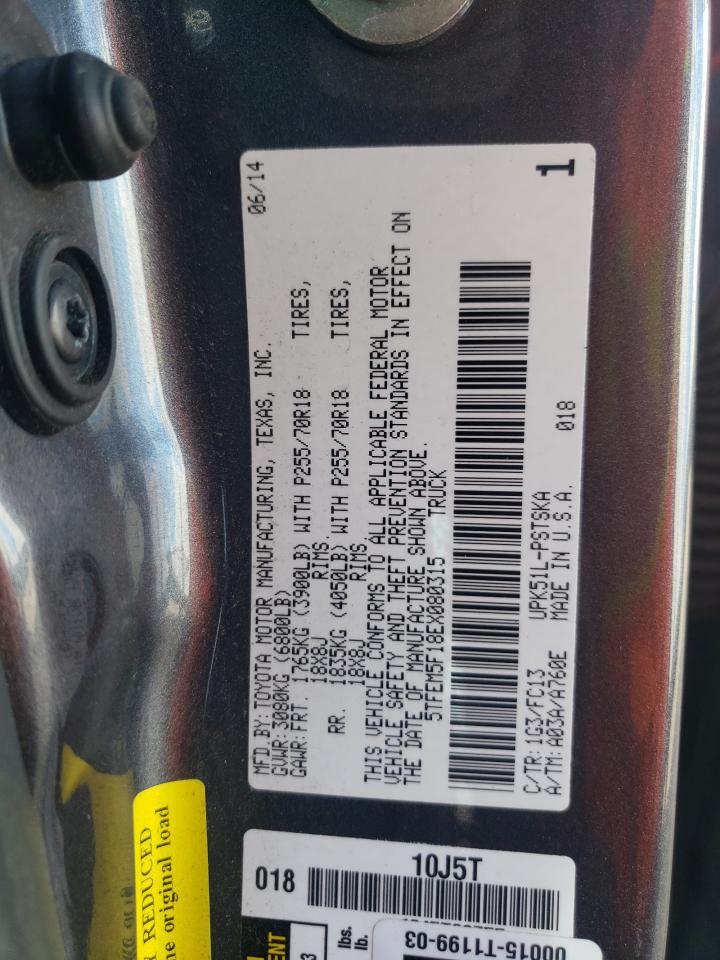 5TFEM5F18EX080315 2014 Toyota Tundra Crewmax Sr5