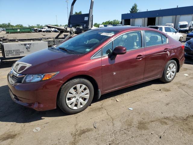 2012 Honda Civic Lx VIN: 19XFB2F55CE061696 Lot: 57095814