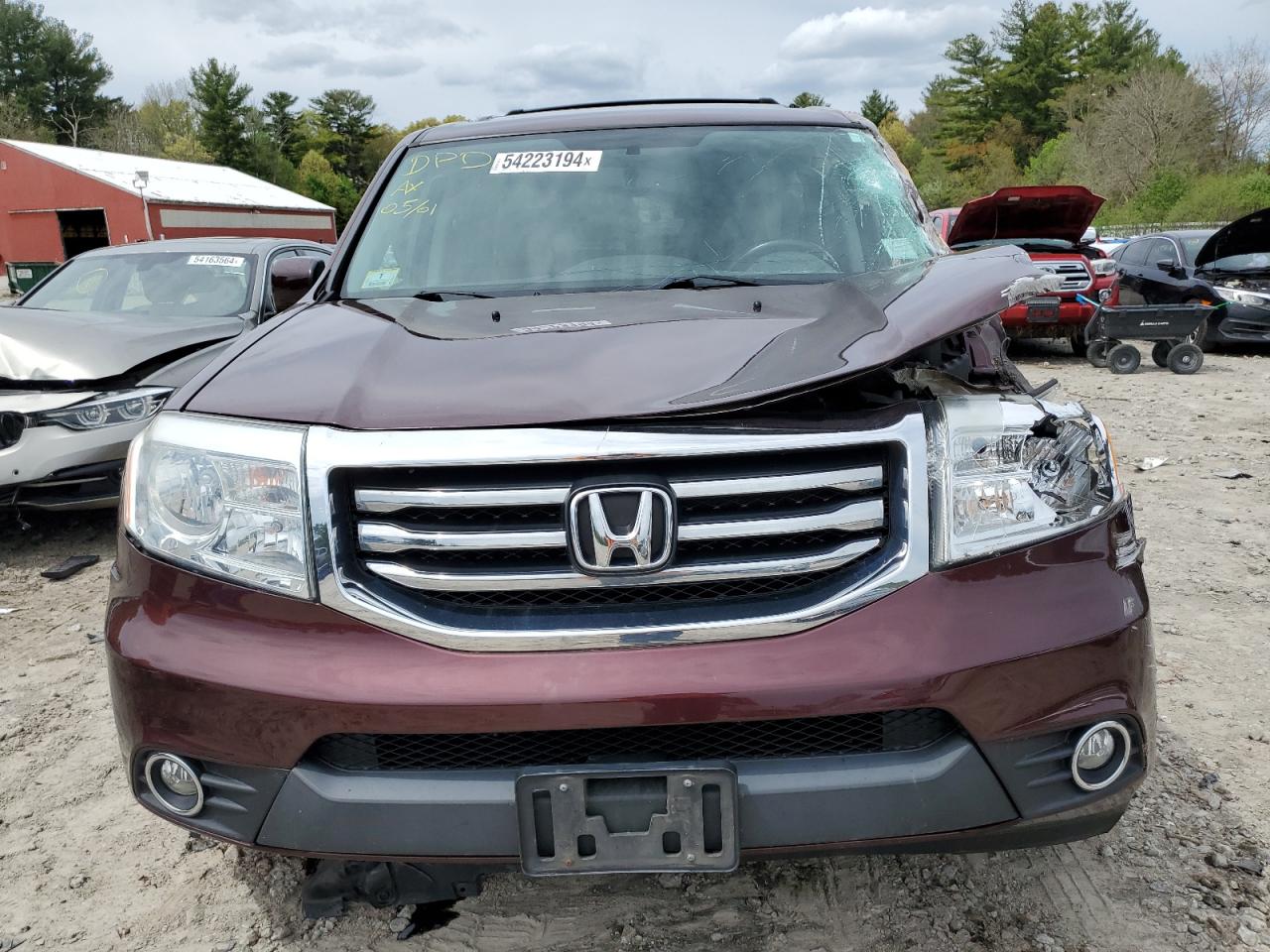 5FNYF4H55DB082260 2013 Honda Pilot Exl