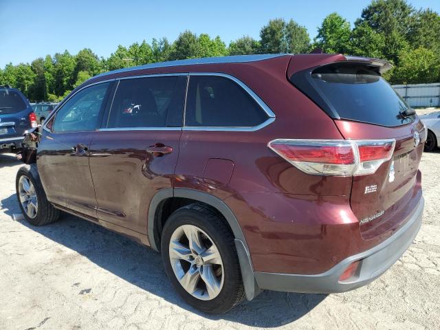 2015 Toyota Highlander Limited VIN: 5TDDKRFH6FS073117 Lot: 53983594