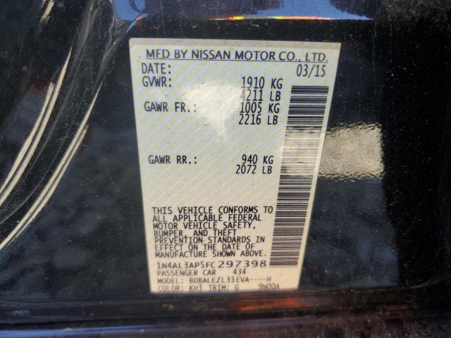 2015 Nissan Altima 2.5 VIN: 1N4AL3AP5FC297398 Lot: 54570074