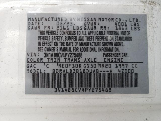 2023 NISSAN SENTRA SV - 3N1AB8CV4PY275488