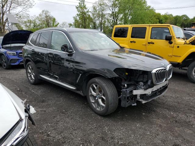 2022 BMW X3 xDrive30I VIN: 5UX53DP03N9K09289 Lot: 53836014