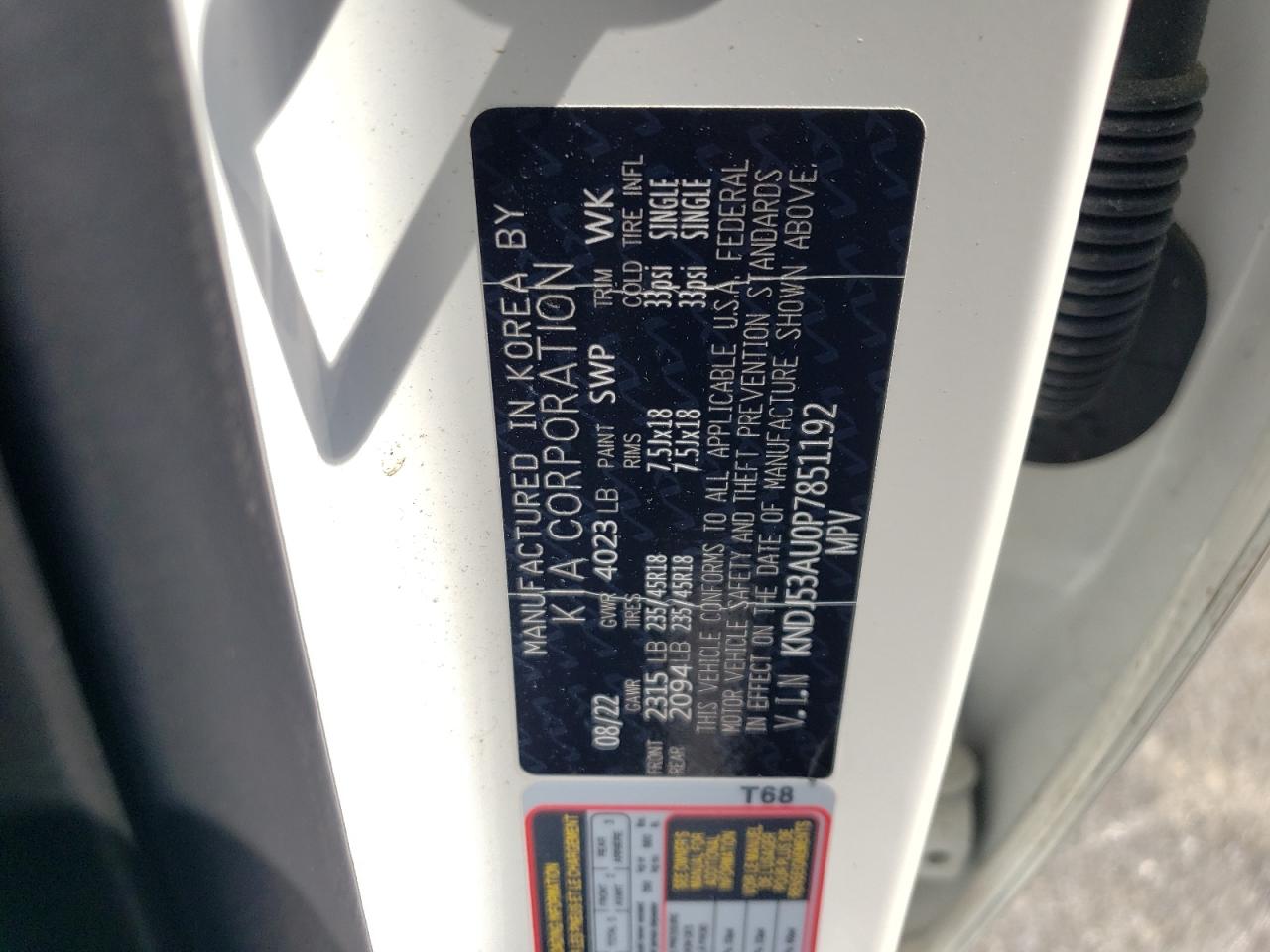 KNDJ53AU0P7851192 2023 Kia Soul Gt Line