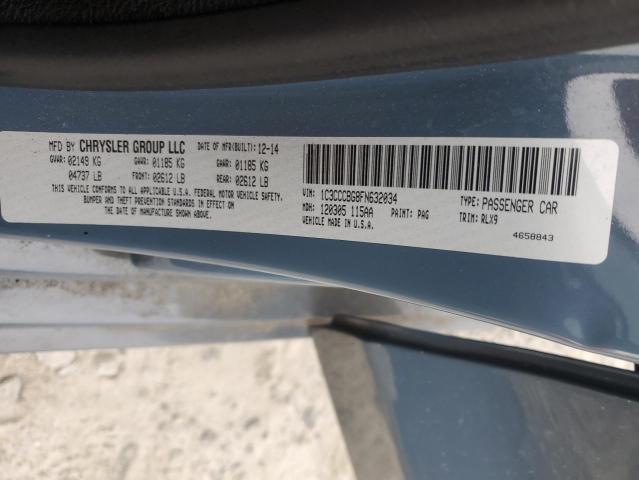 2015 Chrysler 200 S VIN: 1C3CCCBG8FN632034 Lot: 55320984