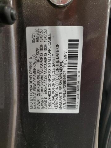 2022 Honda Odyssey Exl VIN: 5FNRL6H73NB016527 Lot: 56851764