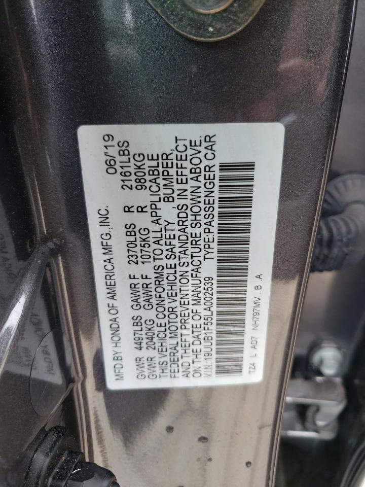 19UUB1F55LA002539 2020 Acura Tlx Technology